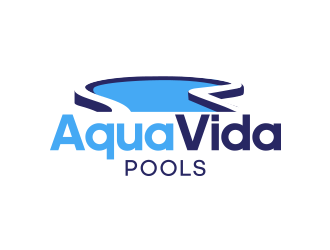AquaVida Pools logo design by keylogo