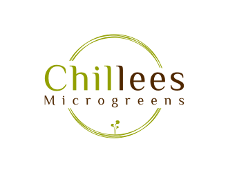 ChilLees Microgreens logo design by Artomoro