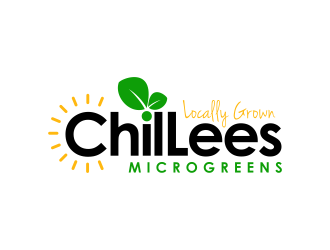 ChilLees Microgreens logo design by GassPoll