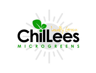 ChilLees Microgreens logo design by GassPoll