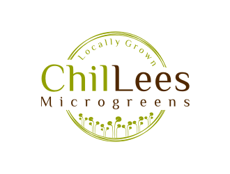 ChilLees Microgreens logo design by Artomoro