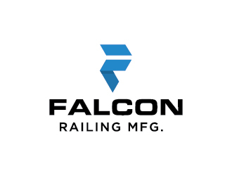 Falcon Railing Mfg. logo design by Fear