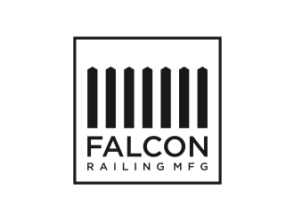 Falcon Railing Mfg. logo design by lintinganarto