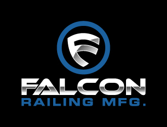 Falcon Railing Mfg. logo design by karjen
