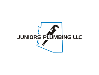 Juniors Plumbing LLC logo design by R-art