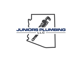 Juniors Plumbing LLC logo design by GassPoll