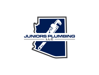 Juniors Plumbing LLC logo design by GassPoll