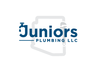 Juniors Plumbing LLC logo design by jafar