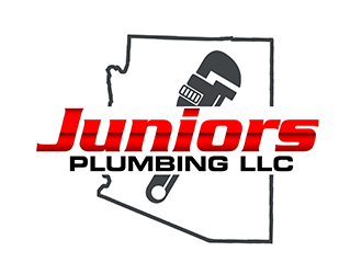 Juniors Plumbing LLC logo design by 3Dlogos