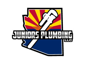 Juniors Plumbing LLC logo design by daywalker