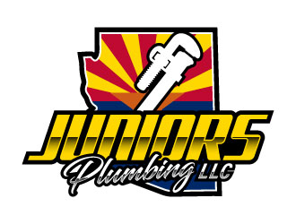 Juniors Plumbing LLC logo design by daywalker
