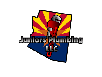 Juniors Plumbing LLC logo design by chumberarto