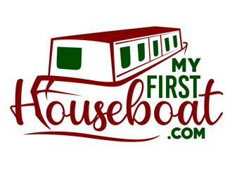 myfirsthouseboat.com logo design by DreamLogoDesign