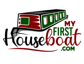myfirsthouseboat.com logo design by DreamLogoDesign