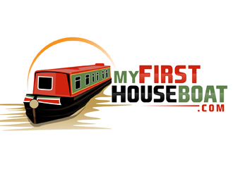myfirsthouseboat.com logo design by DreamLogoDesign