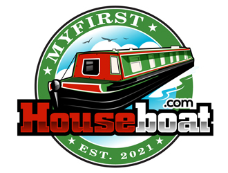 myfirsthouseboat.com logo design by DreamLogoDesign