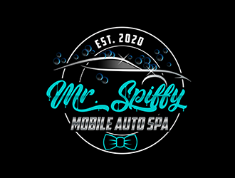 Mr. Spiffy Mobile Auto Spa logo design by 3Dlogos