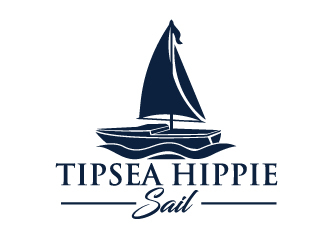 Tipsea Hippie Sail logo design by ElonStark
