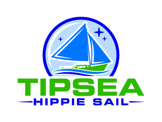 Tipsea Hippie Sail logo design by KDesigns