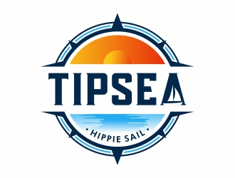 Tipsea Hippie Sail logo design by Mardhi