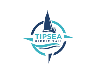 Tipsea Hippie Sail logo design by Rizqy