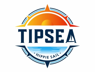 Tipsea Hippie Sail logo design by Mardhi