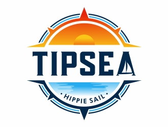 Tipsea Hippie Sail logo design by Mardhi