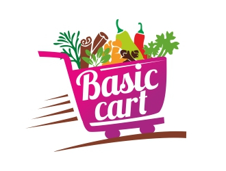 Basic Cart  logo design by ruki