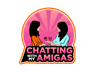 Chatting with My Amigas logo design by IrvanB