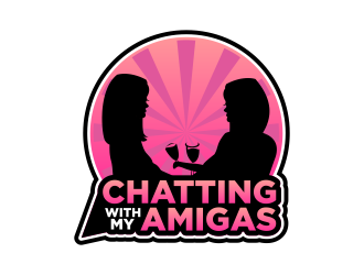 Chatting with My Amigas logo design by IrvanB