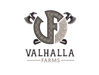 Valhalla Farms logo design by Bl_lue
