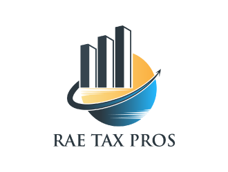 Rae Tax Pros logo design by nona