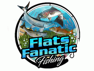 Flats Fanatic Fishing  logo design by Bananalicious
