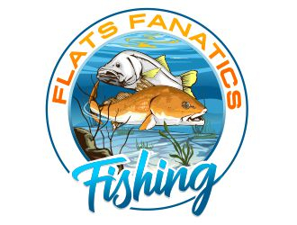 Flats Fanatic Fishing  logo design by veron