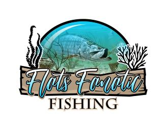 Flats Fanatic Fishing  logo design by serprimero