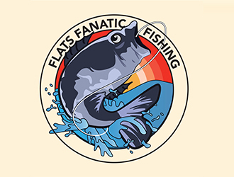 Flats Fanatic Fishing  logo design by Harshal