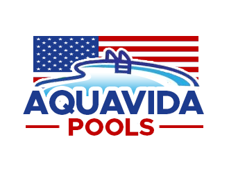 AquaVida Pools logo design by kunejo