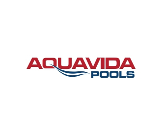AquaVida Pools logo design by lj.creative