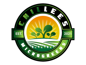 ChilLees Microgreens logo design by drifelm