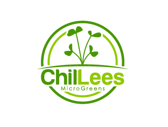 ChilLees Microgreens logo design by Marianne