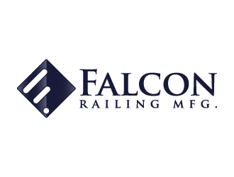 Falcon Railing Mfg. logo design by Kirito