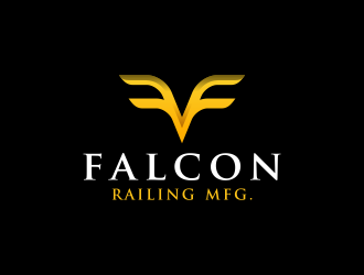 Falcon Railing Mfg. logo design by ingepro
