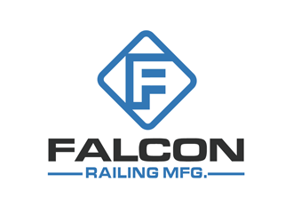 Falcon Railing Mfg. logo design by kunejo