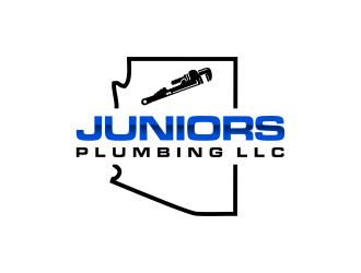 Juniors Plumbing LLC logo design by haidar