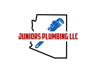 Juniors Plumbing LLC logo design by GemahRipah