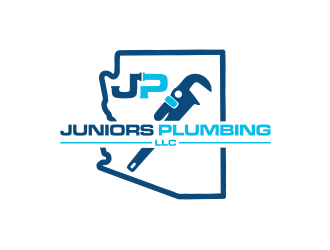Juniors Plumbing LLC logo design by Sheilla