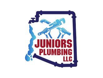Juniors Plumbing LLC logo design by nona