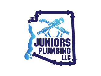 Juniors Plumbing LLC logo design by nona