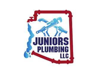 Juniors Plumbing LLC logo design by nona