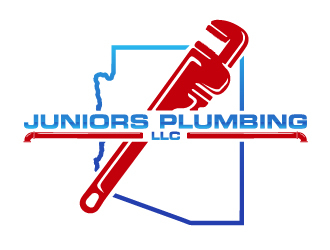 Juniors Plumbing LLC logo design by gearfx